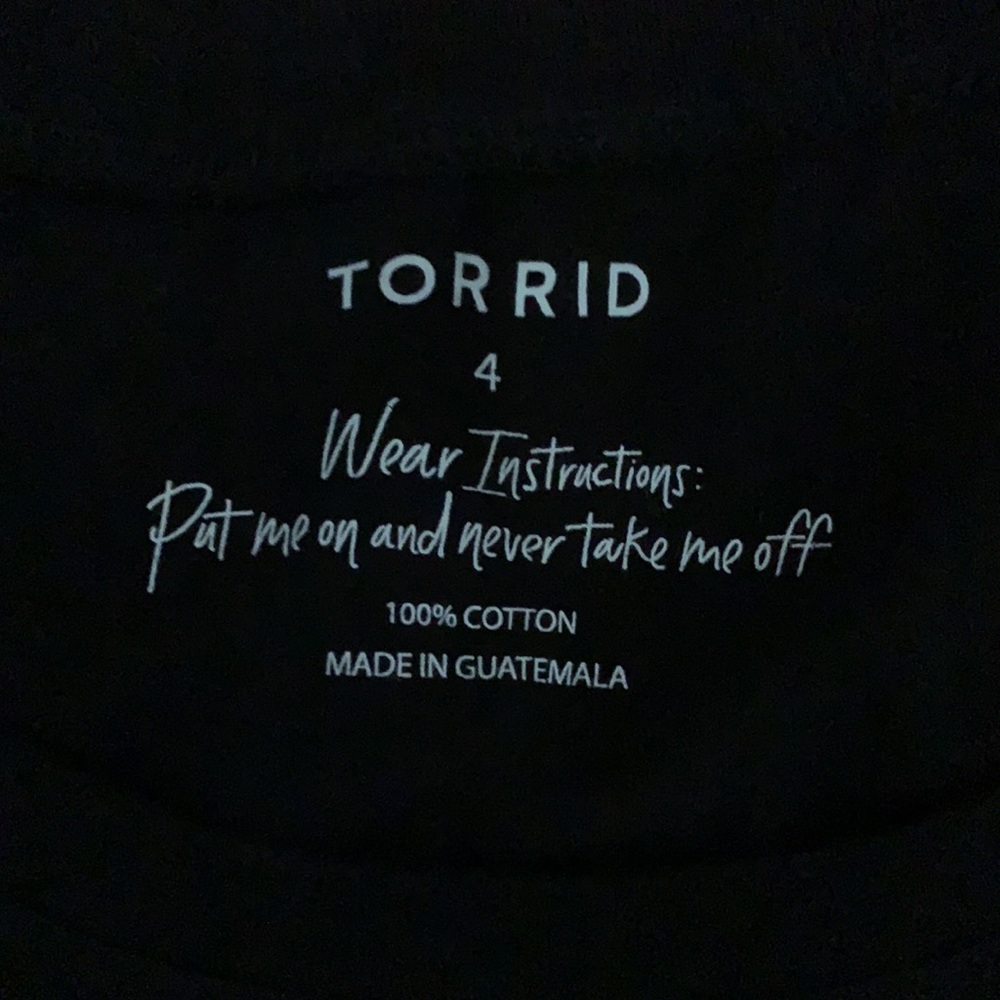 Torrid Shine Bright  Menorah Hanukkah Graphic Tee 4X - Picture 4 of 5
